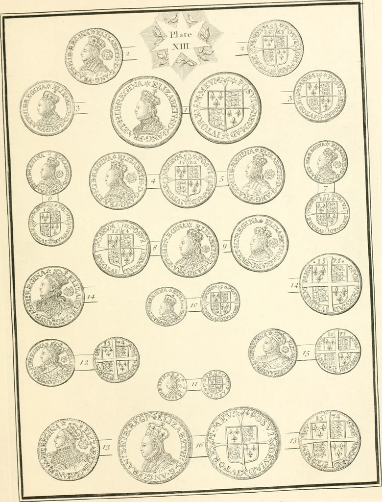 An illustration from Annals of the coinage of Great Britain and its dependencies : from the earliest period of authentic history to the reign of Victoria, 1840, leaf 152