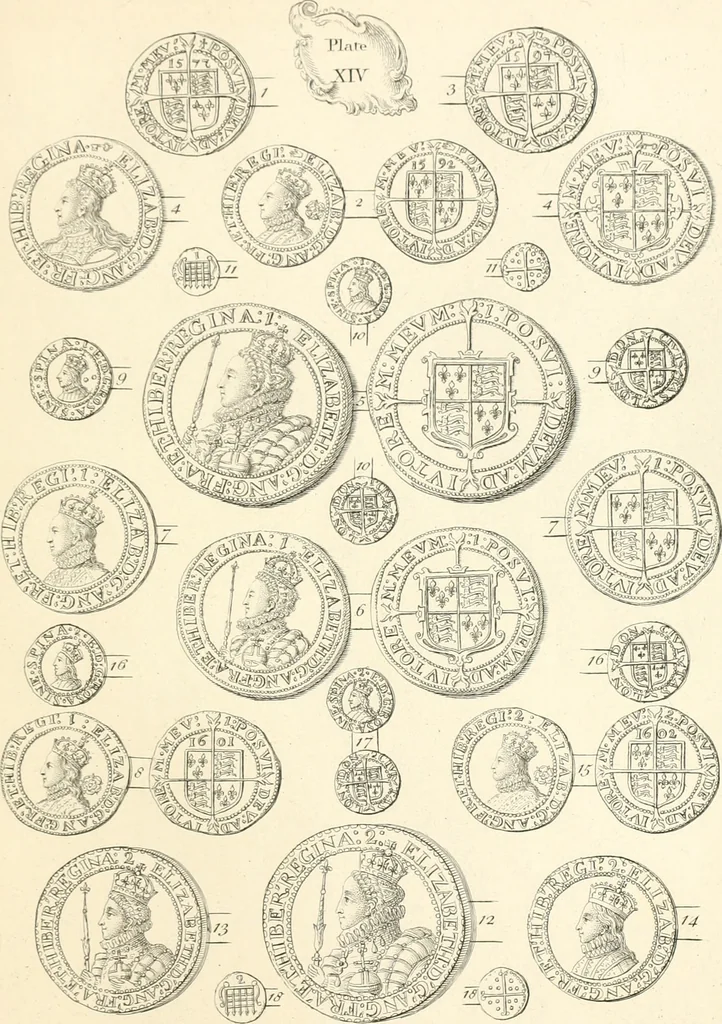 An illustration from Annals of the coinage of Great Britain and its dependencies : from the earliest period of authentic history to the reign of Victoria, 1840, leaf 154