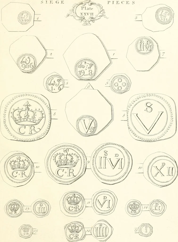 An illustration from Annals of the coinage of Great Britain and its dependencies : from the earliest period of authentic history to the reign of Victoria, 1840, leaf 192
