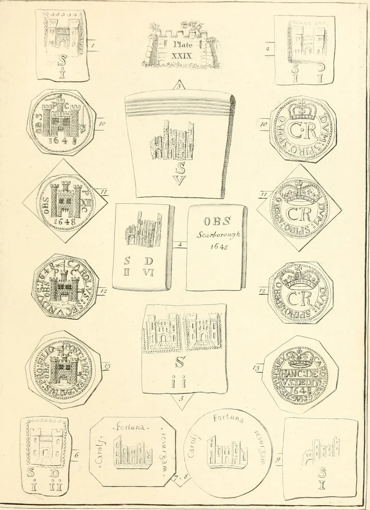 An illustration from Annals of the coinage of Great Britain and its dependencies : from the earliest period of authentic history to the reign of Victoria, 1840, leaf 198