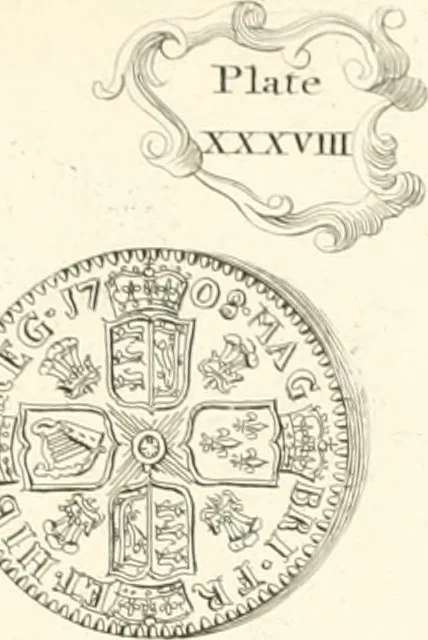 An illustration from Annals of the coinage of Great Britain and its dependencies : from the earliest period of authentic history to the reign of Victoria, 1840, leaf 224