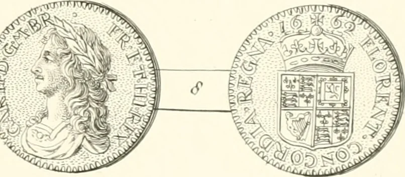 An illustration from Annals of the coinage of Great Britain and its dependencies : from the earliest period of authentic history to the reign of Victoria, 1840, leaf 278