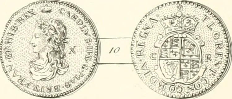 An illustration from Annals of the coinage of Great Britain and its dependencies : from the earliest period of authentic history to the reign of Victoria, 1840, leaf 278