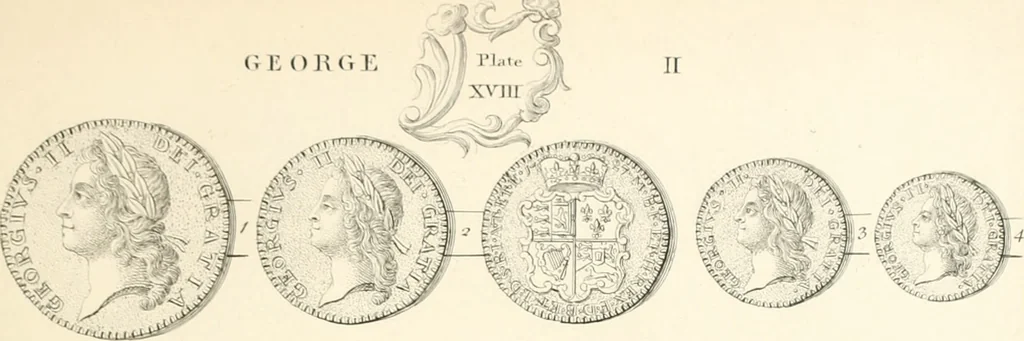 An illustration from Annals of the coinage of Great Britain and its dependencies : from the earliest period of authentic history to the reign of Victoria, 1840, leaf 290