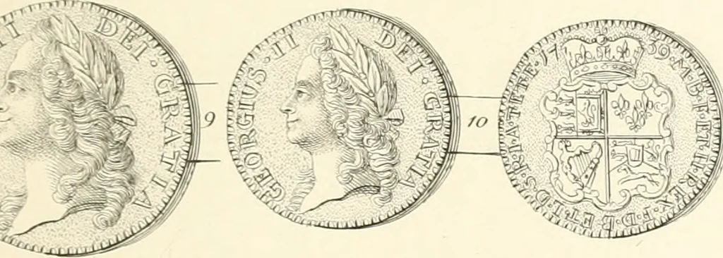 An illustration from Annals of the coinage of Great Britain and its dependencies : from the earliest period of authentic history to the reign of Victoria, 1840, leaf 290