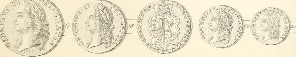 An illustration from Annals of the coinage of Great Britain and its dependencies : from the earliest period of authentic history to the reign of Victoria, 1840, leaf 290