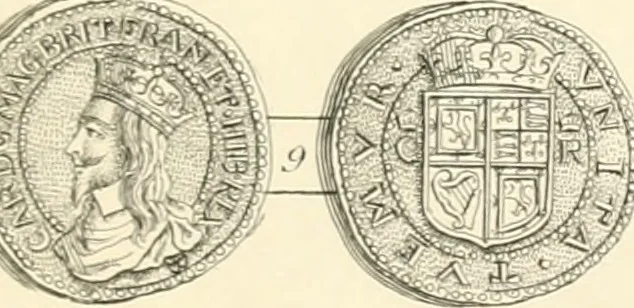 An illustration from Annals of the coinage of Great Britain and its dependencies : from the earliest period of authentic history to the reign of Victoria, 1840, leaf 294