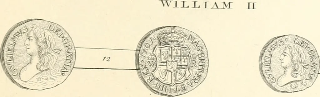 An illustration from Annals of the coinage of Great Britain and its dependencies : from the earliest period of authentic history to the reign of Victoria, 1840, leaf 294