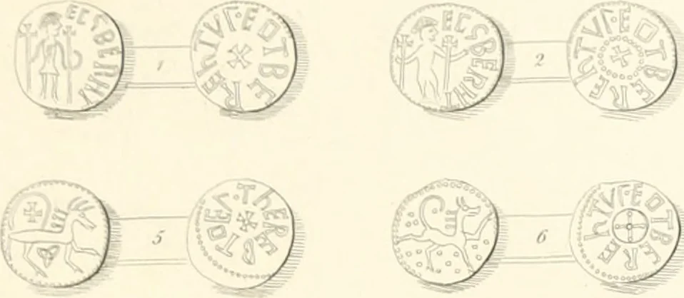 An illustration from Annals of the coinage of Great Britain and its dependencies : from the earliest period of authentic history to the reign of Victoria, 1840, leaf 30
