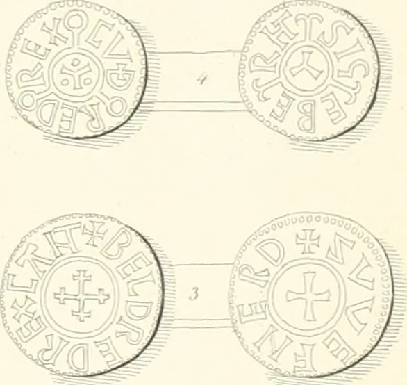 An illustration from Annals of the coinage of Great Britain and its dependencies : from the earliest period of authentic history to the reign of Victoria, 1840, leaf 30