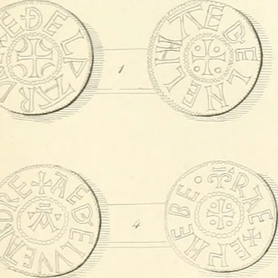 An illustration from Annals of the coinage of Great Britain and its dependencies : from the earliest period of authentic history to the reign of Victoria, 1840, leaf 30