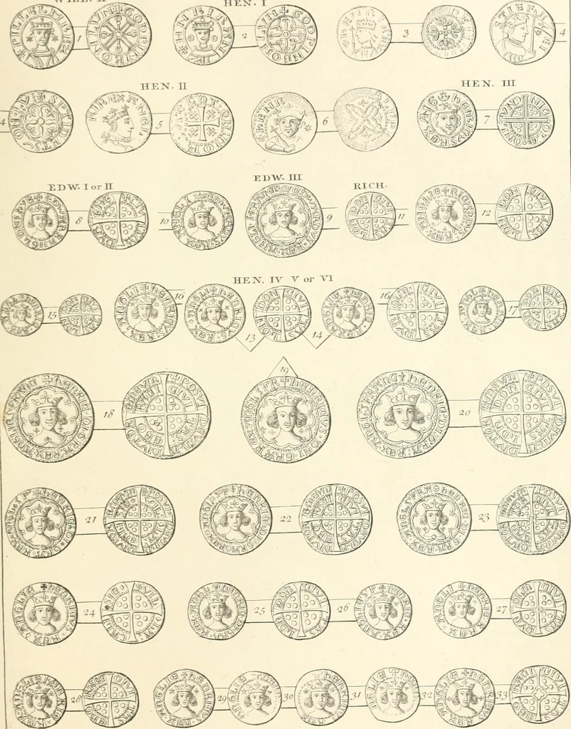 An illustration from Annals of the coinage of Great Britain and its dependencies : from the earliest period of authentic history to the reign of Victoria, 1840, leaf 302