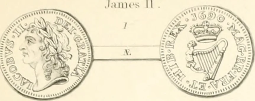 An illustration from Annals of the coinage of Great Britain and its dependencies : from the earliest period of authentic history to the reign of Victoria, 1840, leaf 342
