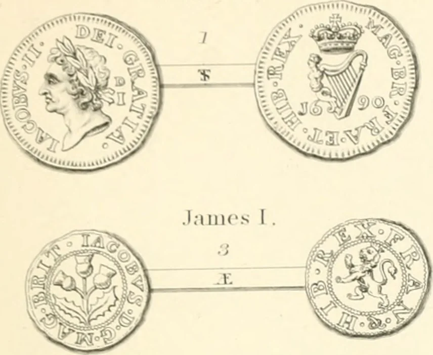 An illustration from Annals of the coinage of Great Britain and its dependencies : from the earliest period of authentic history to the reign of Victoria, 1840, leaf 346