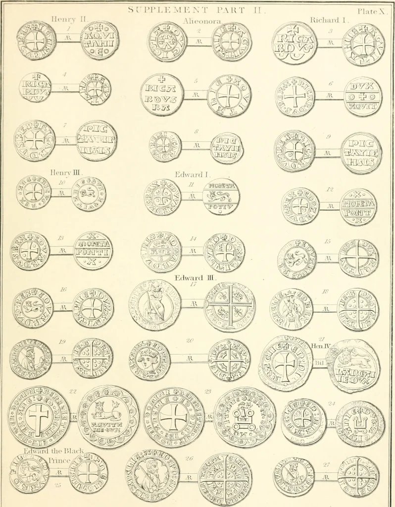 An illustration from Annals of the coinage of Great Britain and its dependencies : from the earliest period of authentic history to the reign of Victoria, 1840, leaf 356