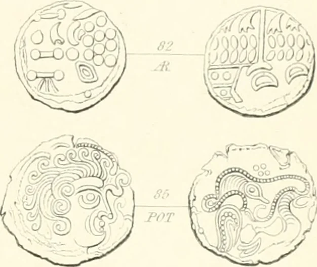 An illustration from Annals of the coinage of Great Britain and its dependencies : from the earliest period of authentic history to the reign of Victoria, 1840, leaf 382