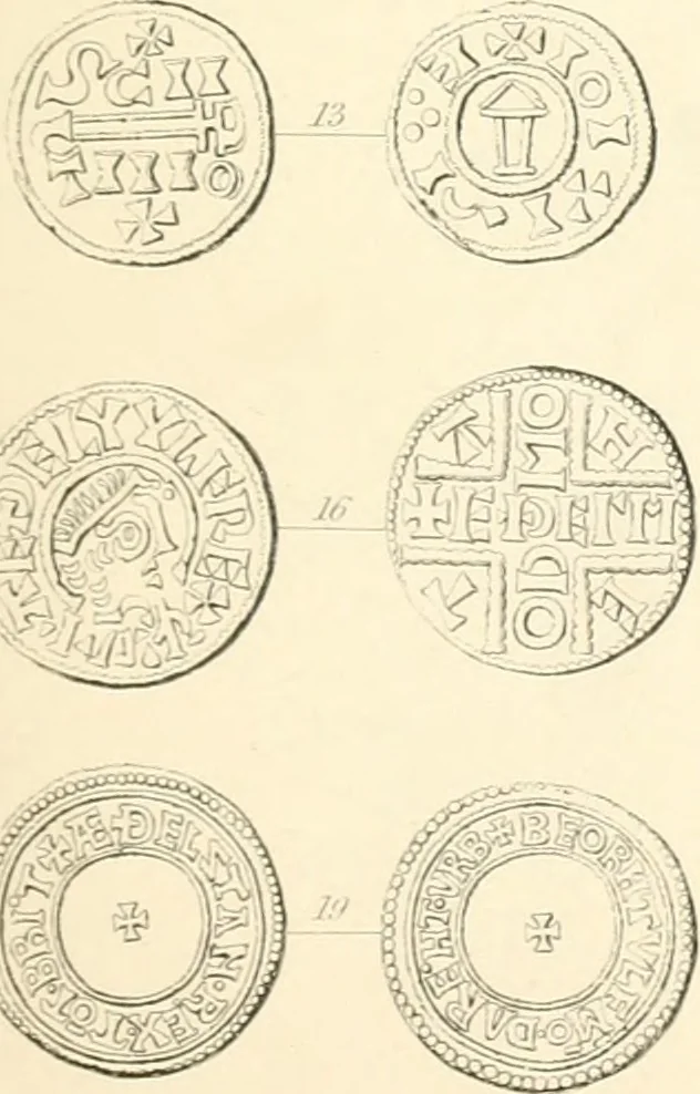 An illustration from Annals of the coinage of Great Britain and its dependencies : from the earliest period of authentic history to the reign of Victoria, 1840, leaf 388