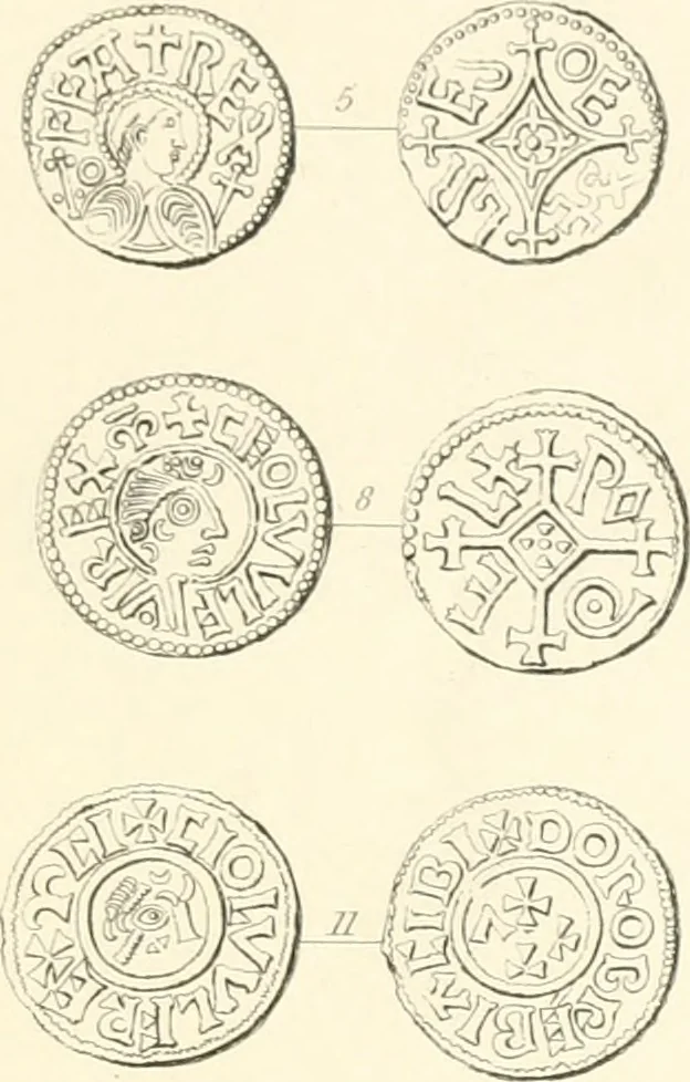 An illustration from Annals of the coinage of Great Britain and its dependencies : from the earliest period of authentic history to the reign of Victoria, 1840, leaf 388