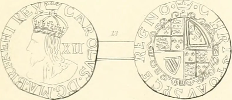 An illustration from Annals of the coinage of Great Britain and its dependencies : from the earliest period of authentic history to the reign of Victoria, 1840, leaf 394