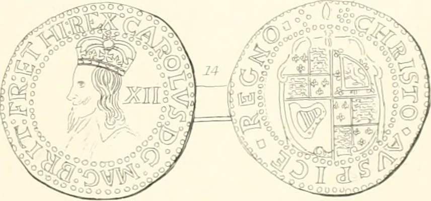 An illustration from Annals of the coinage of Great Britain and its dependencies : from the earliest period of authentic history to the reign of Victoria, 1840, leaf 394
