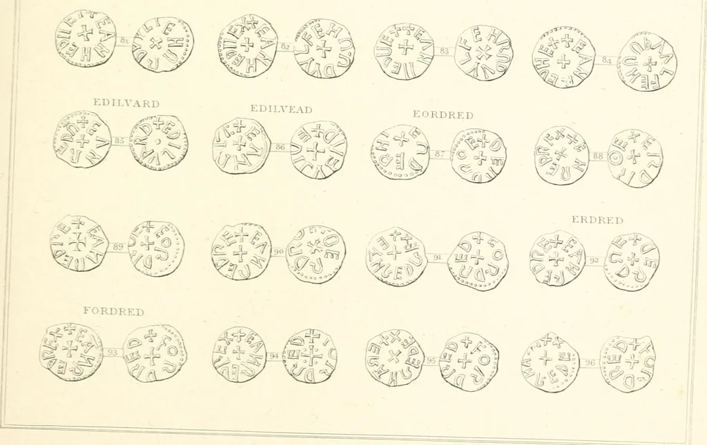 An illustration from Annals of the coinage of Great Britain and its dependencies : from the earliest period of authentic history to the reign of Victoria, 1840, leaf 408
