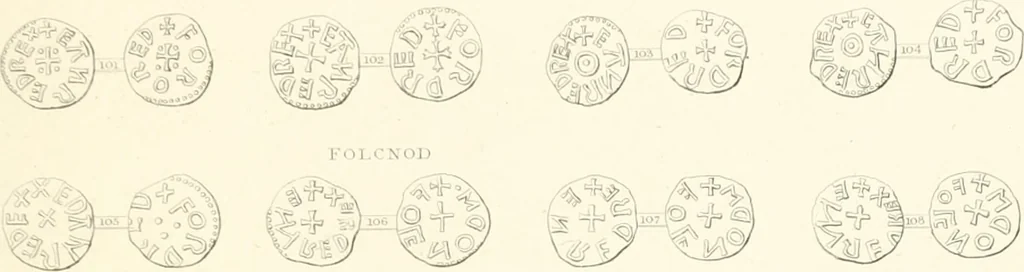 An illustration from Annals of the coinage of Great Britain and its dependencies : from the earliest period of authentic history to the reign of Victoria, 1840, leaf 410