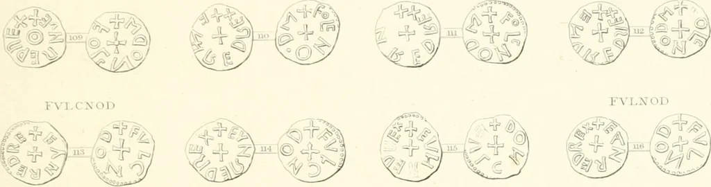 An illustration from Annals of the coinage of Great Britain and its dependencies : from the earliest period of authentic history to the reign of Victoria, 1840, leaf 410