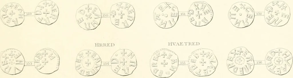 An illustration from Annals of the coinage of Great Britain and its dependencies : from the earliest period of authentic history to the reign of Victoria, 1840, leaf 412
