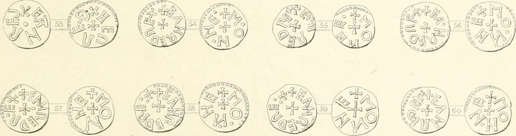 An illustration from Annals of the coinage of Great Britain and its dependencies : from the earliest period of authentic history to the reign of Victoria, 1840, leaf 446