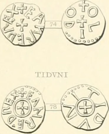 An illustration from Annals of the coinage of Great Britain and its dependencies : from the earliest period of authentic history to the reign of Victoria, 1840, leaf 448