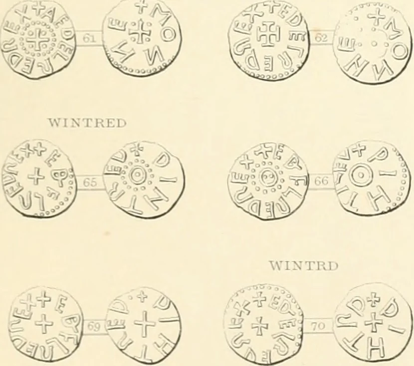An illustration from Annals of the coinage of Great Britain and its dependencies : from the earliest period of authentic history to the reign of Victoria, 1840, leaf 452