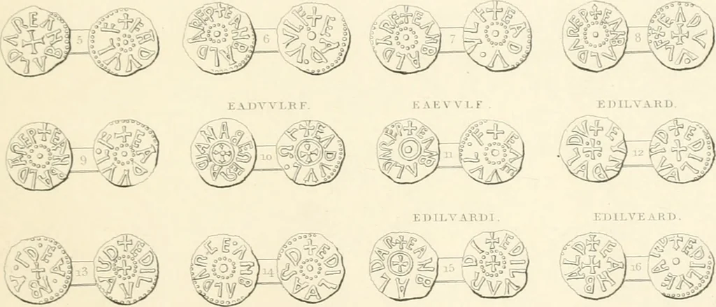 An illustration from Annals of the coinage of Great Britain and its dependencies : from the earliest period of authentic history to the reign of Victoria, 1840, leaf 454