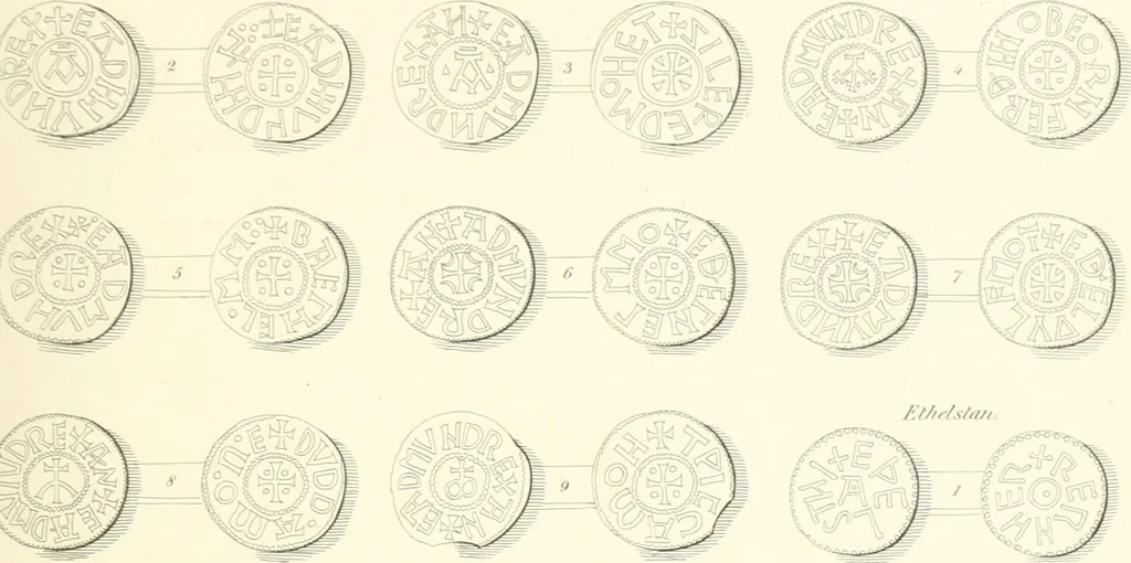 An illustration from Annals of the coinage of Great Britain and its dependencies : from the earliest period of authentic history to the reign of Victoria, 1840, leaf 46