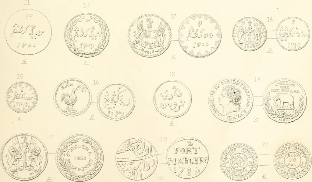 An illustration from Annals of the coinage of Great Britain and its dependencies : from the earliest period of authentic history to the reign of Victoria, 1840, leaf 476