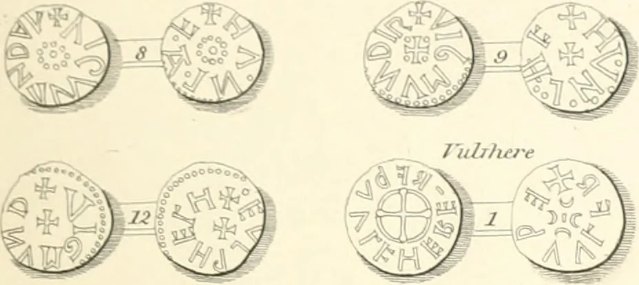An illustration from Annals of the coinage of Great Britain and its dependencies : from the earliest period of authentic history to the reign of Victoria, 1840, leaf 62