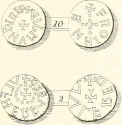 An illustration from Annals of the coinage of Great Britain and its dependencies : from the earliest period of authentic history to the reign of Victoria, 1840, leaf 62