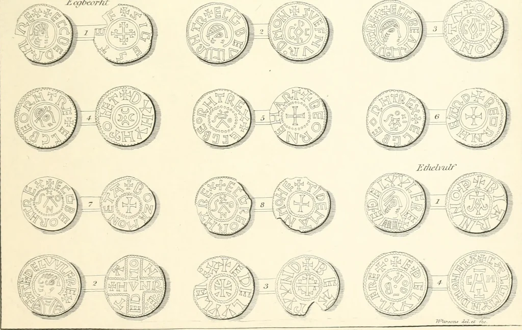 An illustration from Annals of the coinage of Great Britain and its dependencies : from the earliest period of authentic history to the reign of Victoria, 1840, leaf 62
