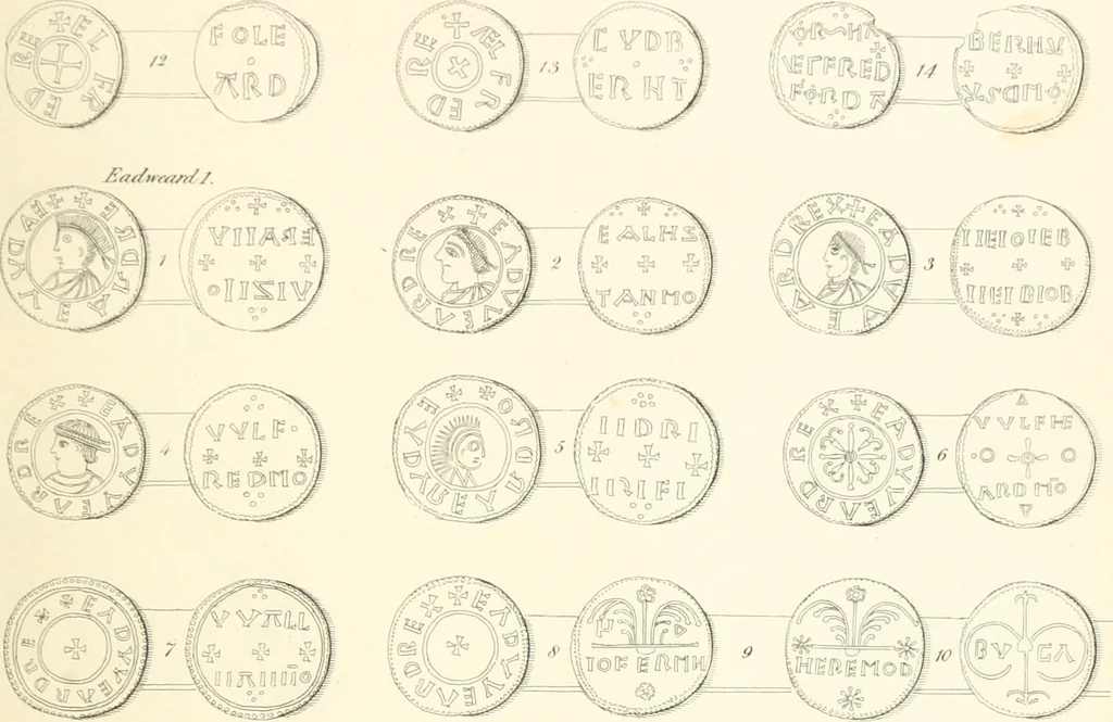 An illustration from Annals of the coinage of Great Britain and its dependencies : from the earliest period of authentic history to the reign of Victoria, 1840, leaf 68