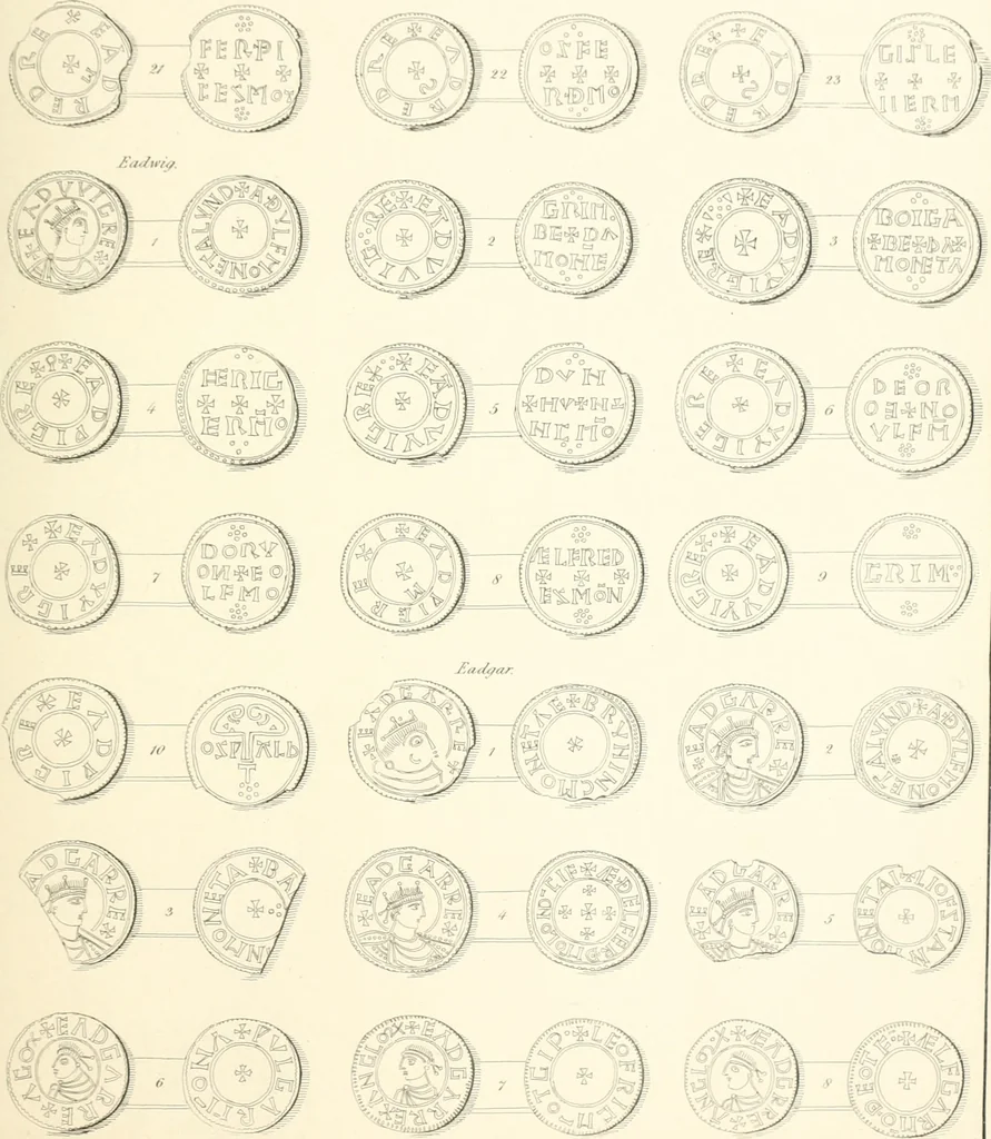 An illustration from Annals of the coinage of Great Britain and its dependencies : from the earliest period of authentic history to the reign of Victoria, 1840, leaf 78