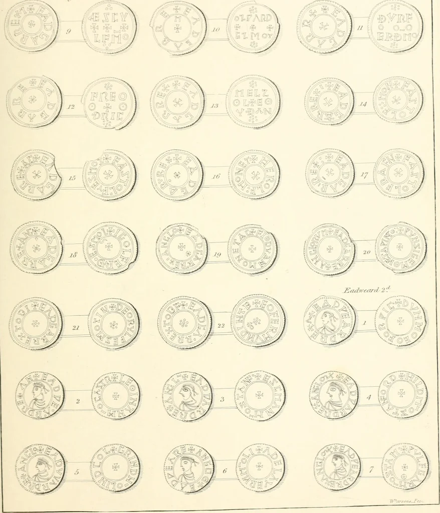 An illustration from Annals of the coinage of Great Britain and its dependencies : from the earliest period of authentic history to the reign of Victoria, 1840, leaf 80