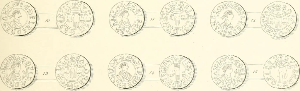 An illustration from Annals of the coinage of Great Britain and its dependencies : from the earliest period of authentic history to the reign of Victoria, 1840, leaf 84