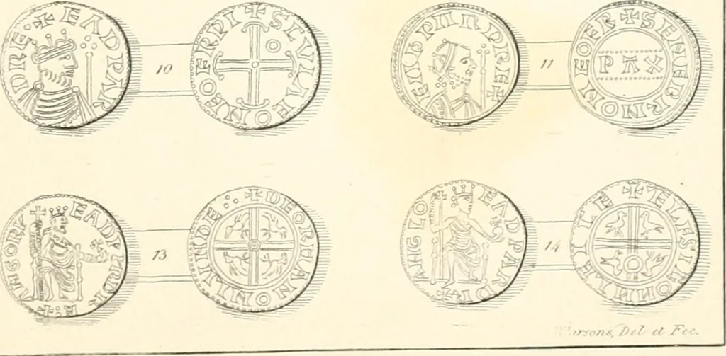 An illustration from Annals of the coinage of Great Britain and its dependencies : from the earliest period of authentic history to the reign of Victoria, 1840, leaf 88