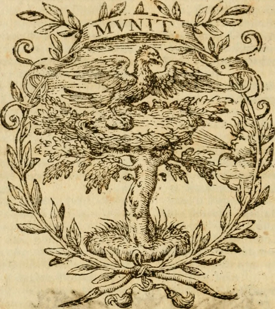 An illustration from Annotazioni, ovvero, Chiose marginali, di Bellisario Bulgarini, l'Aperto, accademico intronato : sopra la prima parte della difesa fatta da m. Iacopo Mazzoni per la Commedia di Dante Alighieri : compilate nell' idioma toscano sanese : aggiontoui il discorso di m. Ridolfo Castrauilla sopra la medesima Commedia, &c. : ed insieme il racconto delle materie più notabili di tutta l'opera, 1608, leaf 53