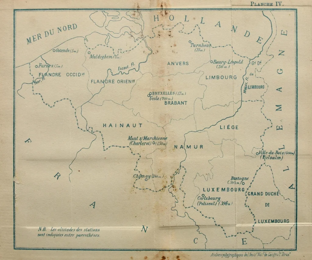 An illustration from Annuaire de l'Observatoire royal de Belgique, 1914, leaf 330