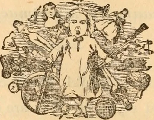 An illustration from Annual catalogue of staple fancy goods, novelties, Christmas presents, French and German toys., 1871, leaf 21