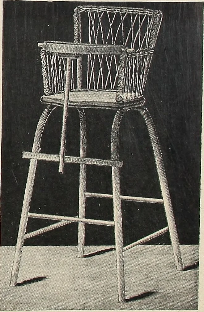 An illustration from Annual catalogue, Reed furniture, season, 1900, Grade "B", 1900, leaf 10