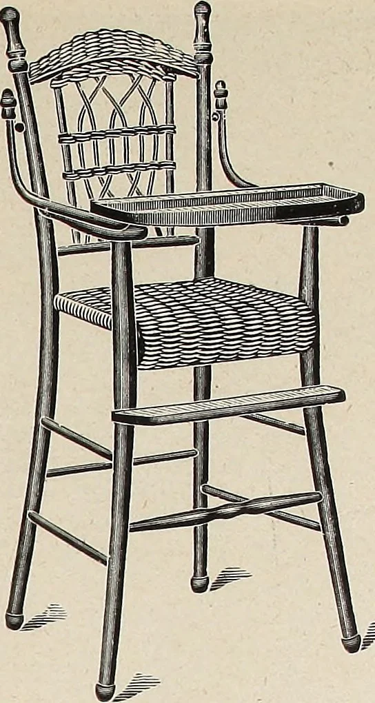 An illustration from Annual catalogue, Reed furniture, season, 1900, Grade "B", 1900, leaf 11