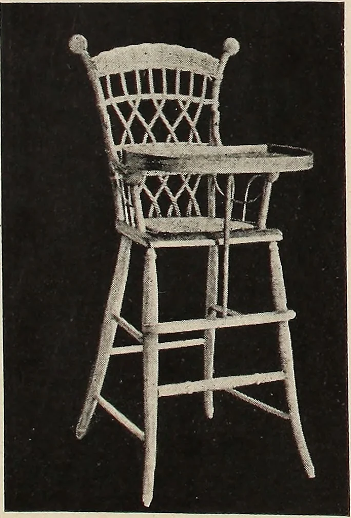 An illustration from Annual catalogue, Reed furniture, season, 1900, Grade "B", 1900, leaf 11