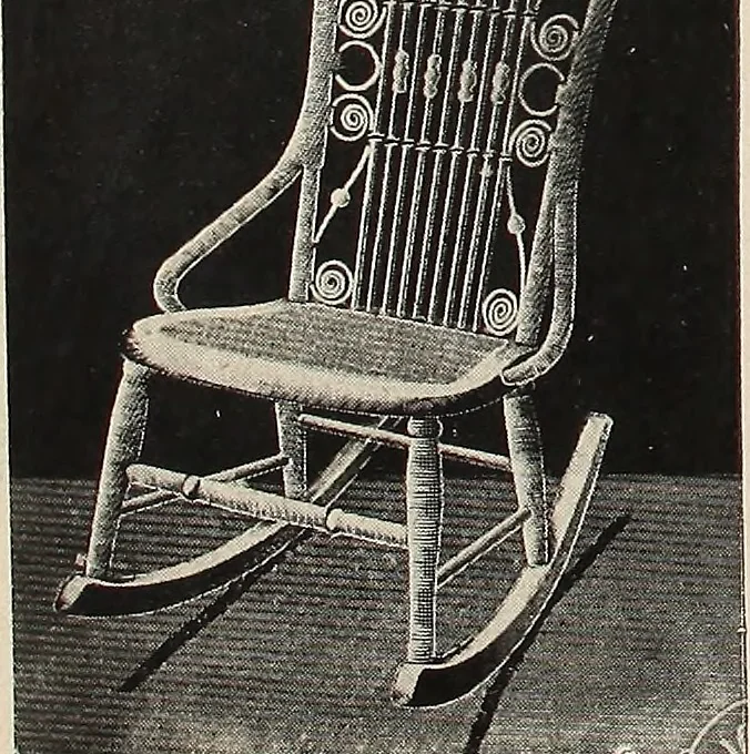 An illustration from Annual catalogue, Reed furniture, season, 1900, Grade "B", 1900, leaf 13
