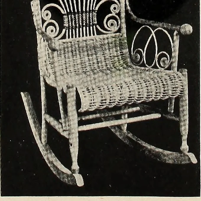 An illustration from Annual catalogue, Reed furniture, season, 1900, Grade "B", 1900, leaf 13